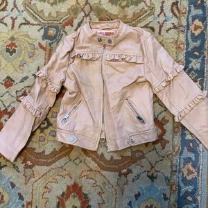 Size 7/8 Urban Republic leather jacket in blush